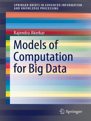 cover image of Models of Computation for Big Data